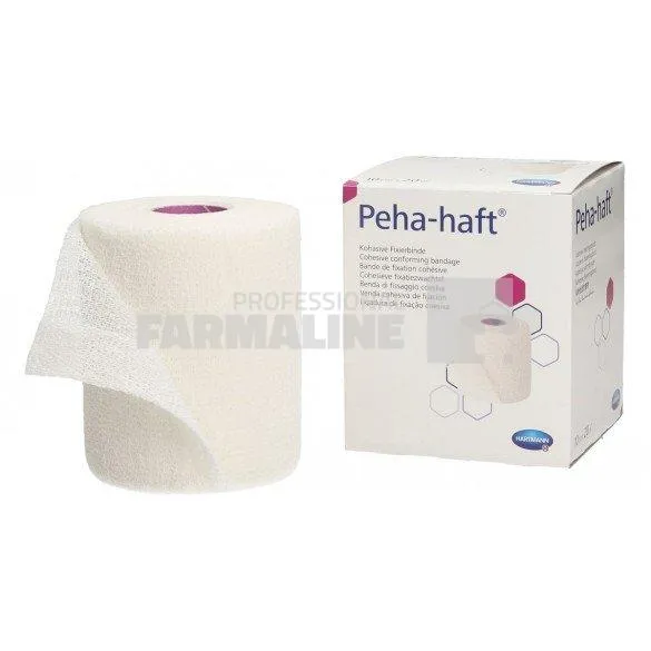 Hartmann Peha-Haft Bandaj elastic pentru fixarea pansamentelor 8 cm x 4 m