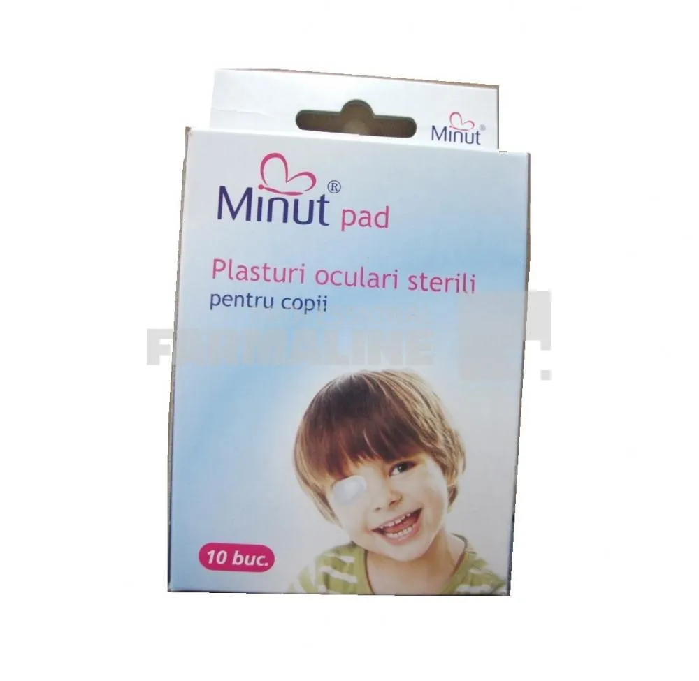 Minut Plasturi oculari sterili pentru copii 10 bucati