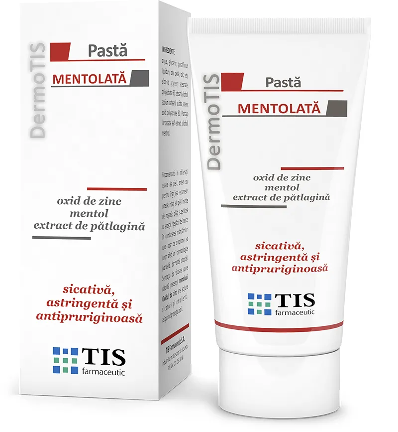 Pasta mentolata, 50 ml, Tis Farmaceutic