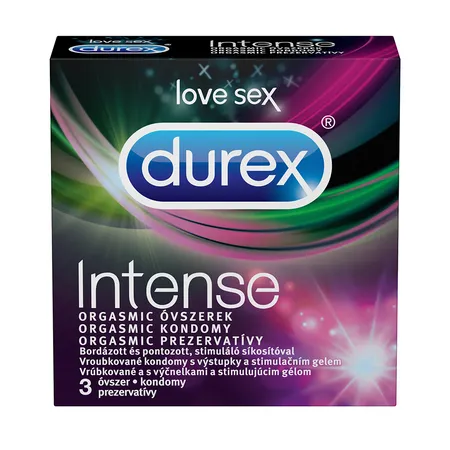 DUREX PREZERVATIV INTENSE ORGASMIC X 3 BUC