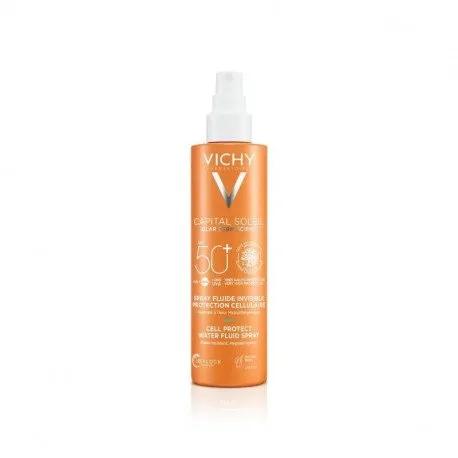 VICHY CAPITAL SOLEIL Cell Protect Spray fluid invizibil SPF50+, 200ml