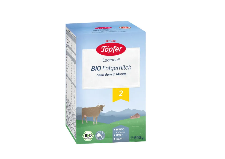 TOPFER LAPTE PRAF BIO 2 6LUNI+ 600G