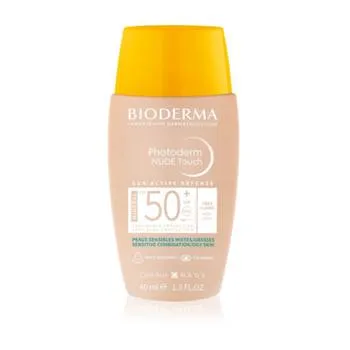 Fluid Nude Touch Mineral pentru ten foarte deschis cu SPF50+ Photoderm, 40ml, Bioderma