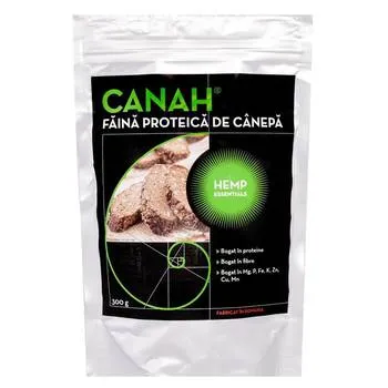 Faina proteica de canepa, 300g, Canah