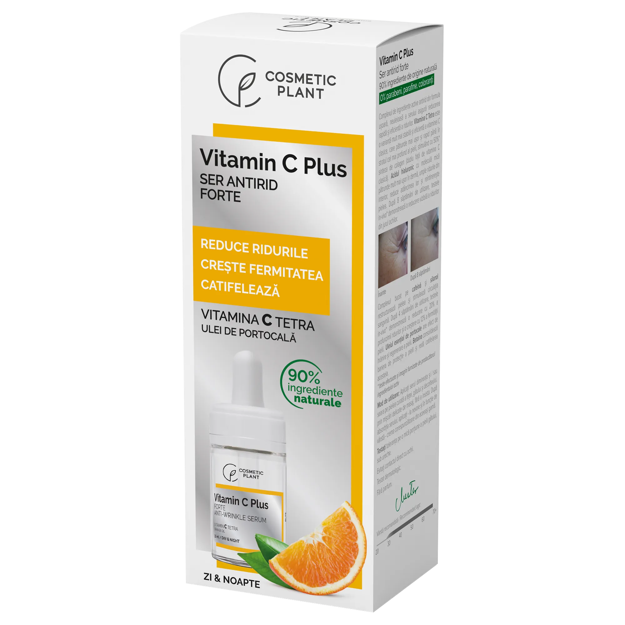 Ser antirid forte Vitamin C Plus, 15 ml, Cosmetic Plant