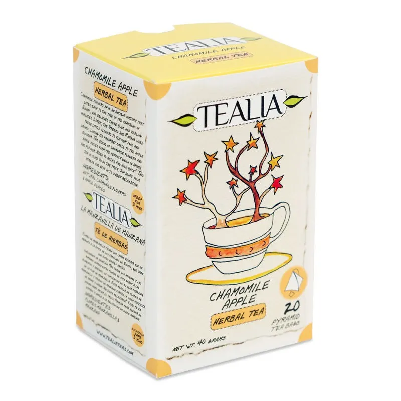 Secom Tealia Chamomile&Apple Ceai 20 plicuri