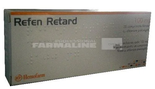 REFEN R RETARD x 20 COMPR. FILM. ELIB. PREL. 100mg STADA HEMOFARM S.R.L