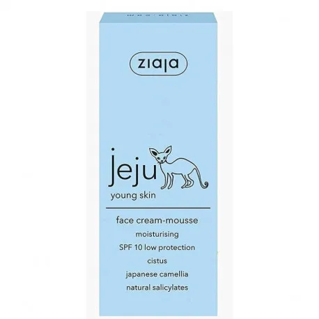 Ziaja Jeju Blue, Crema mousse pentru fata, 50 ml