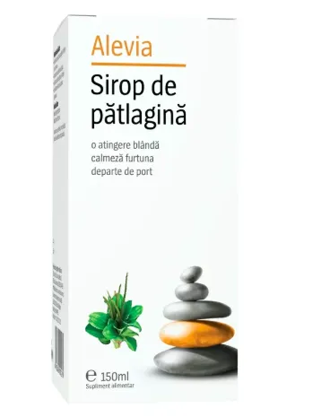 Sirop patlagina, 150 ml, Alevia