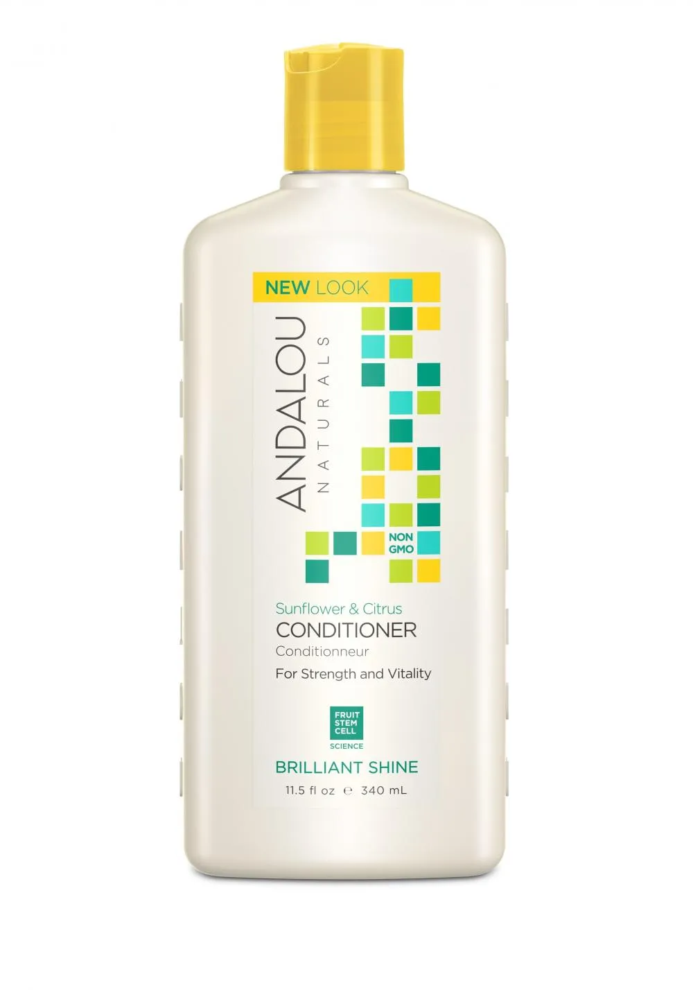 Andalou  27121 Sunflower & Citrus Brilliant Shine Conditioner 340 ml