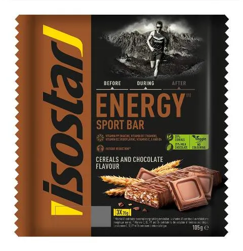 ISOSTAR HIGH ENERGY BAR CIOCOLATA 3X35G