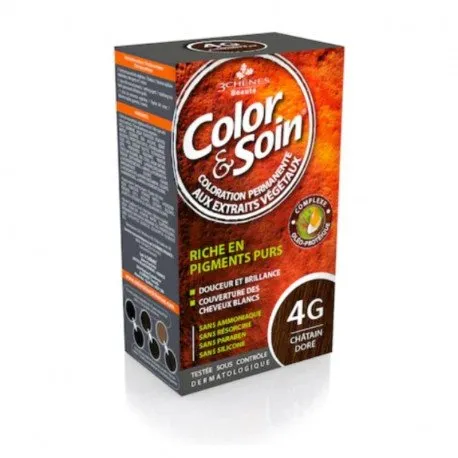 Color Soin Vopsea de par chatain dore 4G