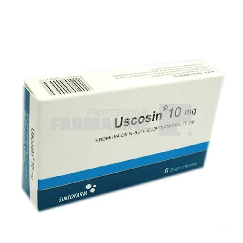 Uscosin supozitoare 10 mg  6 bucati