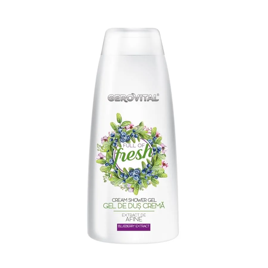 Gel de dus crema Full of Fresh, 250 ml, Gerovital 565