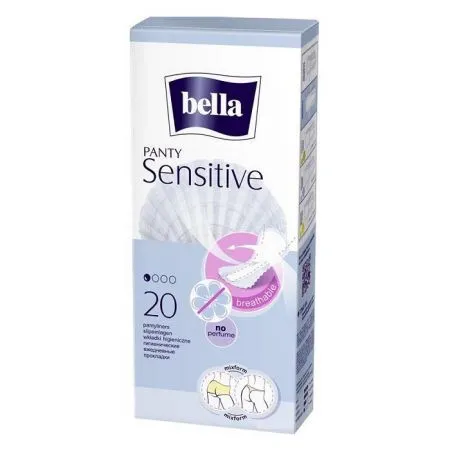 Absorbante zilnice Panty Sensitive, 20 bucati, Bella