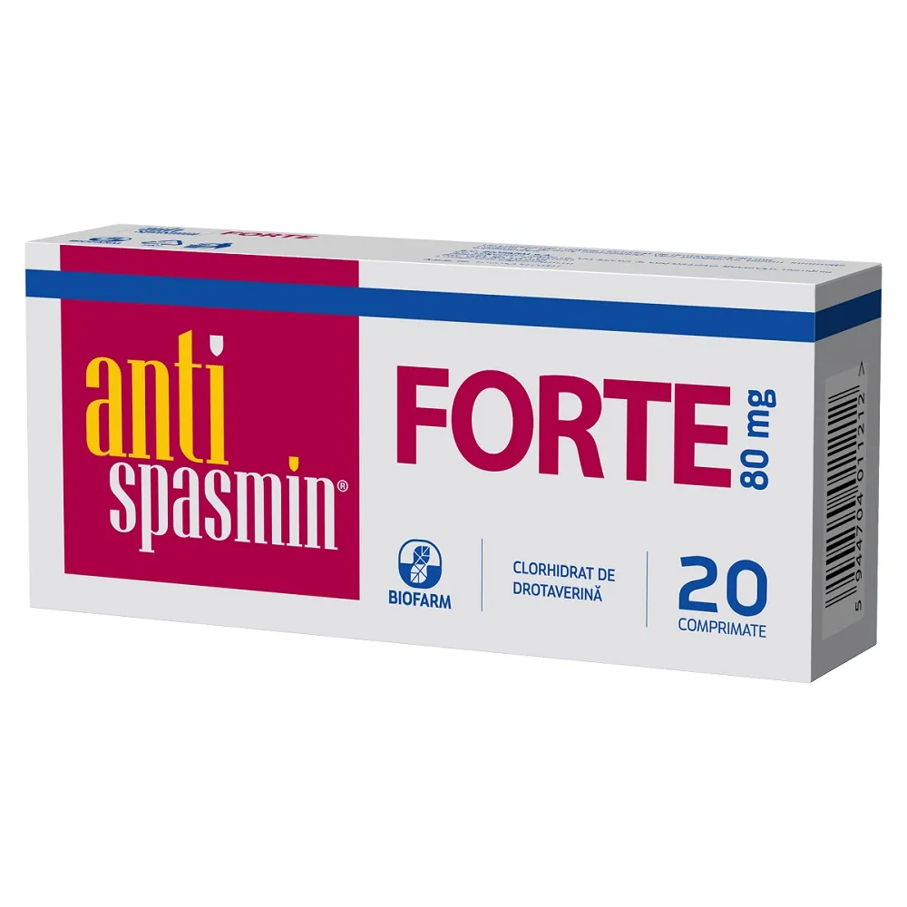 Antispasmin Forte 80mg x 20 comprimate