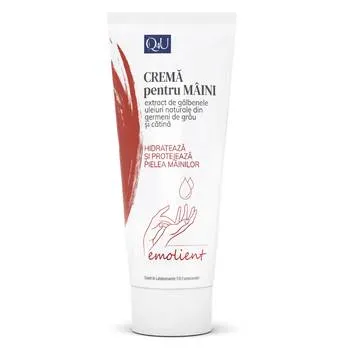 Crema emolienta pentru maini Q4U, 100ml, Tis Farmaceutic