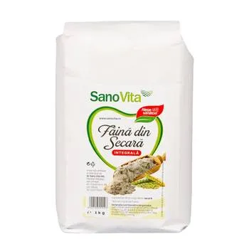 Faina integrala de secara, 1kg, SanoVita