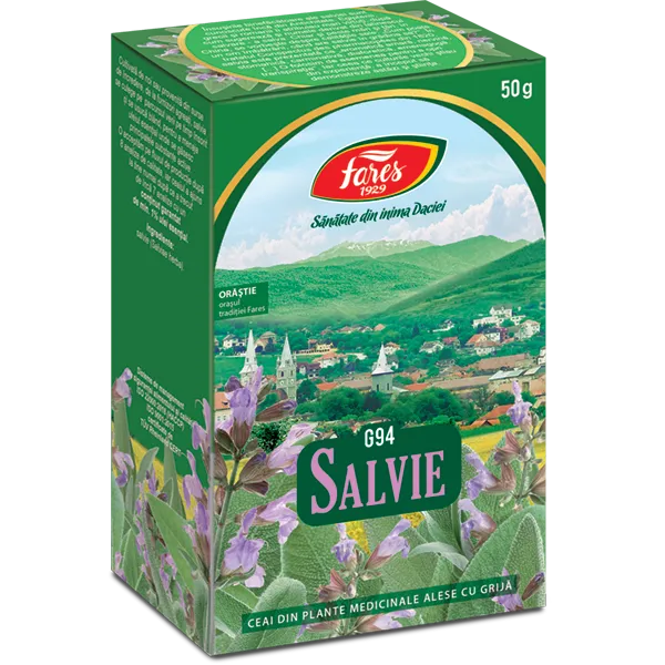 Fares Ceai Salvie 50g vrac