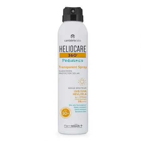 Spray pentru protectie solara cu SPF 50+ Heliocare 360 Pediatrics, 200 ml, Cantabria Labs