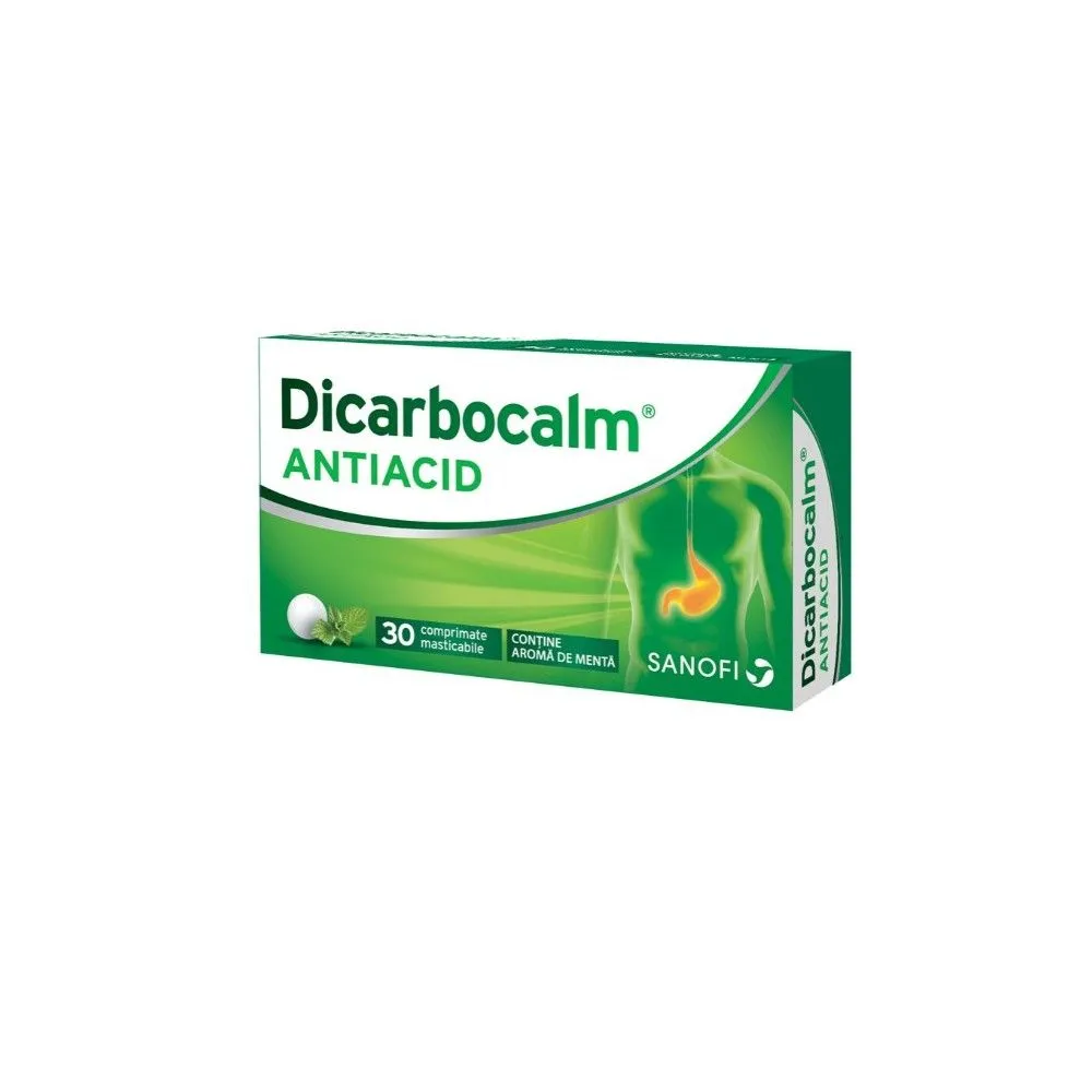 Dicarbocalm ,30 comprimate masticabile
