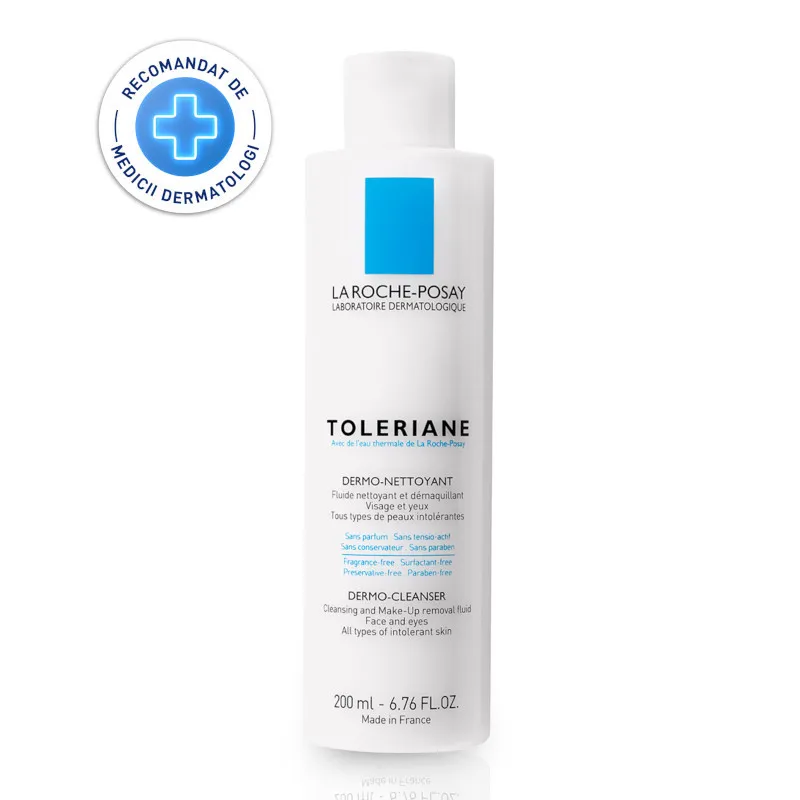 LA ROCHE POSAY TOLERIANE LAPTE DEMACHIANT PENTRU TOATE TIPURILE DE TEN INTOLERANT 200ML