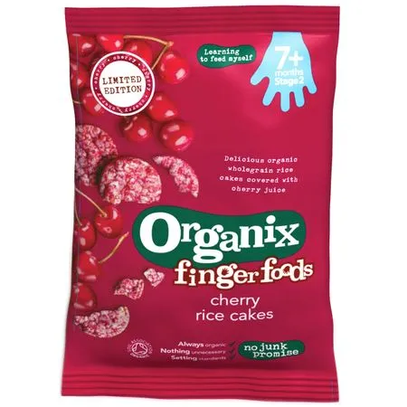 Organix Rondele Bio fara Gluten Cirese 50g 7+