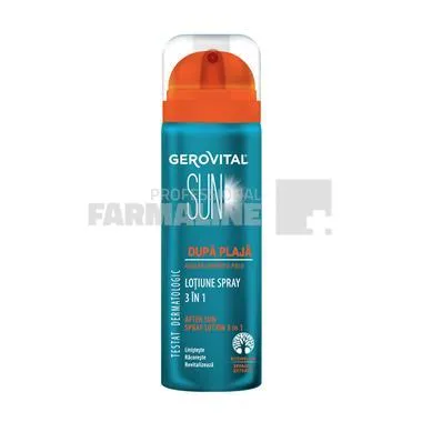 Gerovital Sun Lotiune spray 3 in 1 dupa plaja 150 ml