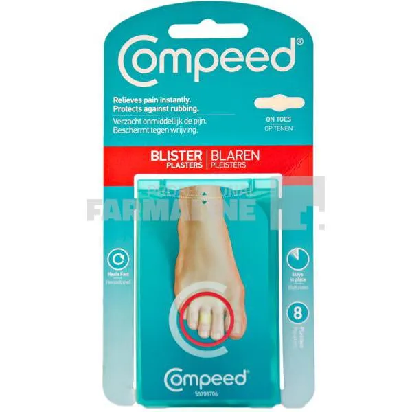 Compeed Plasture tratament pentru basici la degete 8 bucati