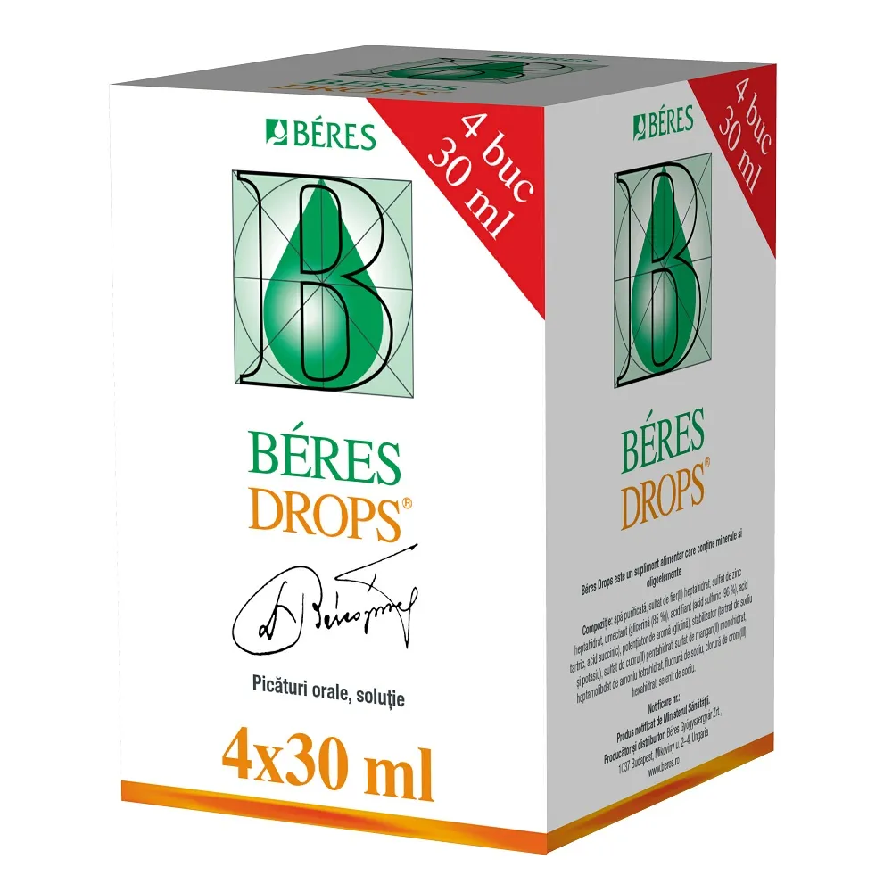 BERES DROPS 30ML 4 BUC