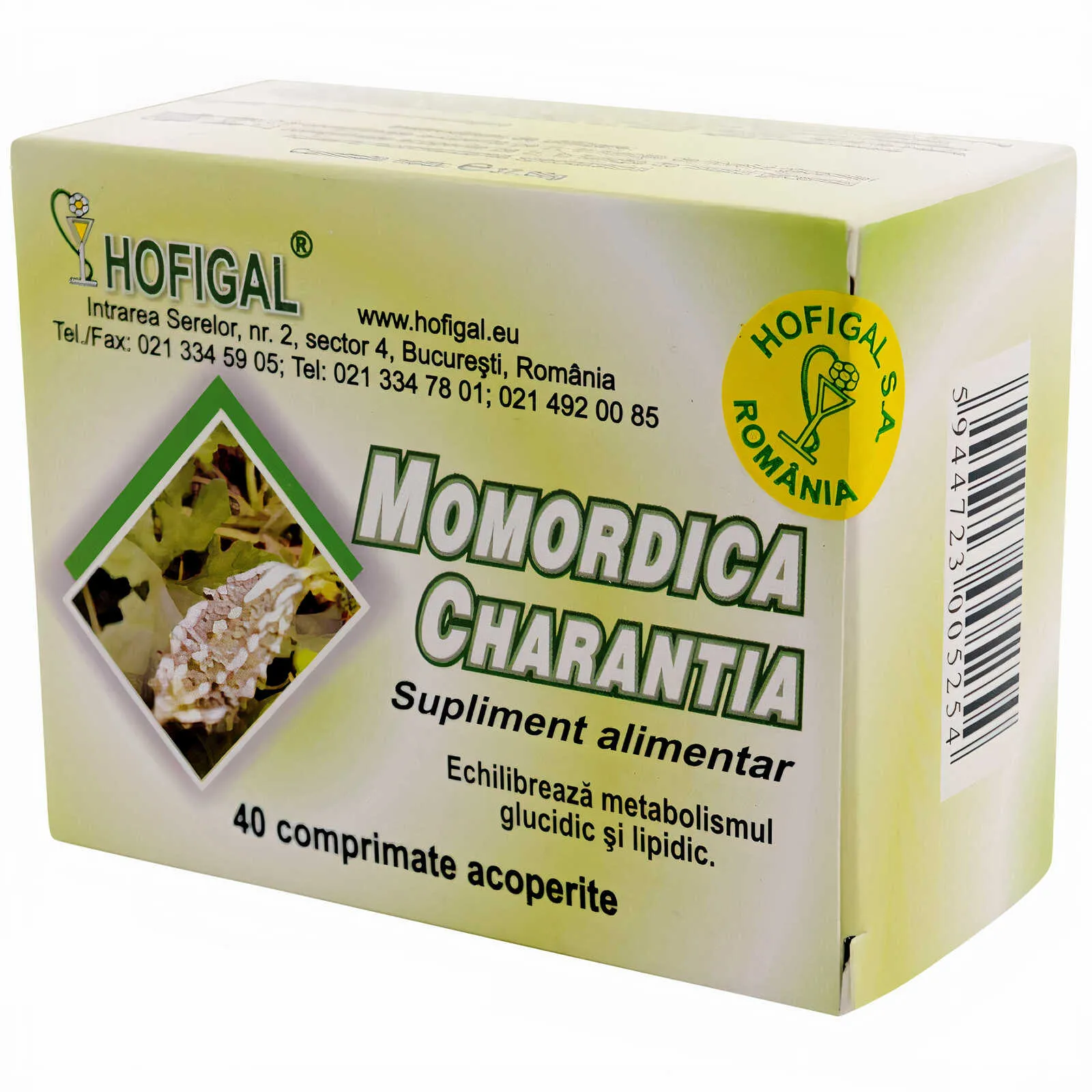 Momordica charantia 500mg x 40cp