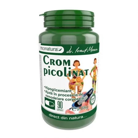 Crom Picolinat, 90 capsule, Pro Natura