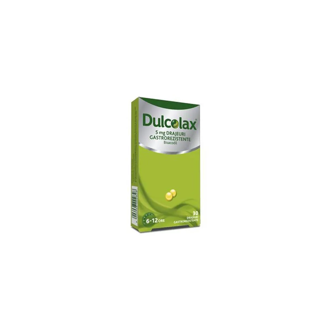 Dulcolax 5mg, 30 drajeuri, Sanofi