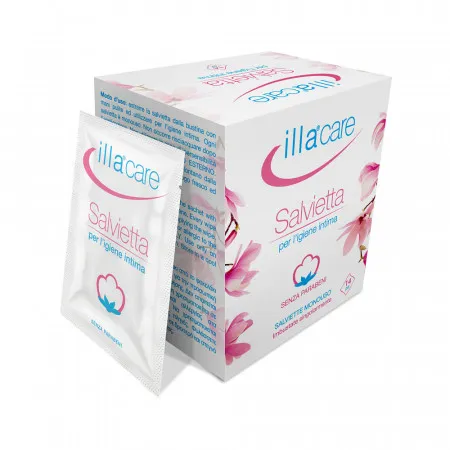 Servetele intime bumbac Illa Care, 14 bucati, Pietrasanta Pharma