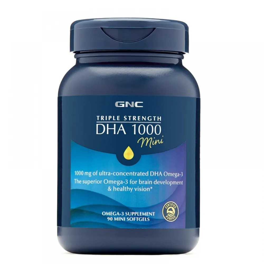 Triple Strength DHA 1000 mg (90 mini capsule), GNC