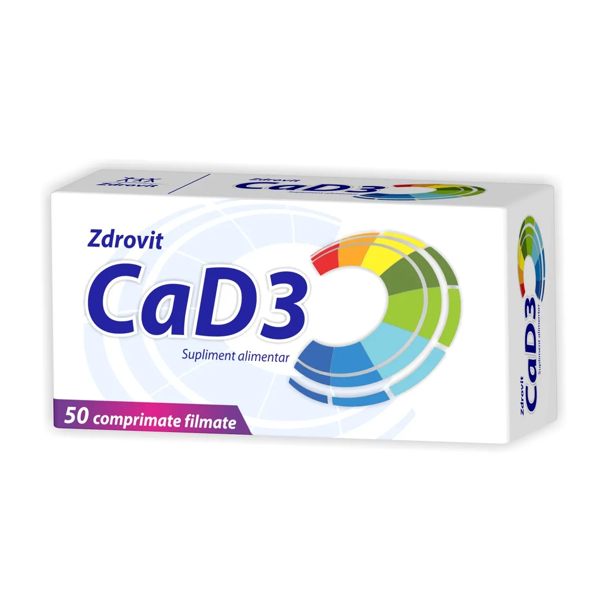 Calciu + D3, 50 comprimate, Zdrovit