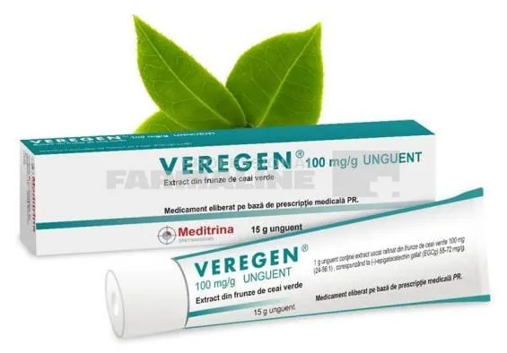 VEREGEN 100mg/g X 1 - 15g UNGUENT 100mg/g MEDITRINA PHARMACEUT