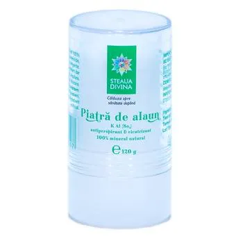 Deodorant stick din piatra de alaun, 120g, Steaua Divina