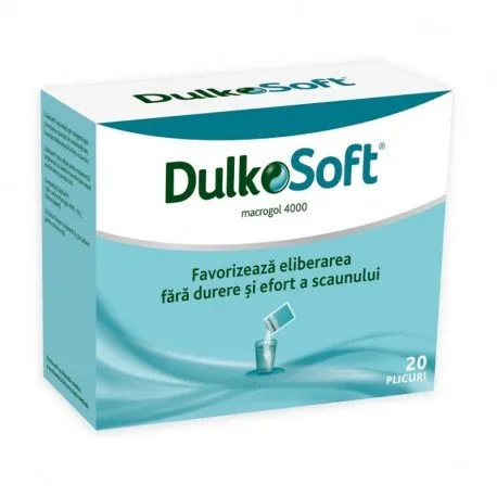 Dulkosoft 10 Mg, 20 Plicuri Pulbere Pentru Solutie Orala