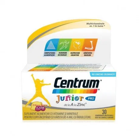 Centrum junior pro, 30 comprimate masticabile