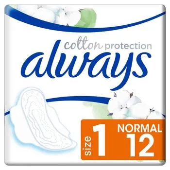 Absorbante Naturals Single- marimea 1, 12 bucati, Always