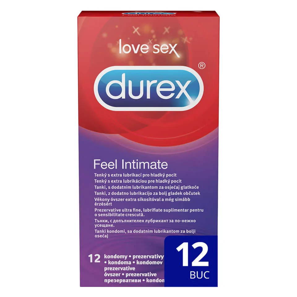 DUREX PREZERVATIVE FEEL INTIMATE 12 BUCATI