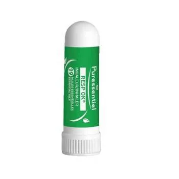 Inhalator nazal Respiratory Bio cu 19 uleiuri esentiale, 1ml, Puressentiel