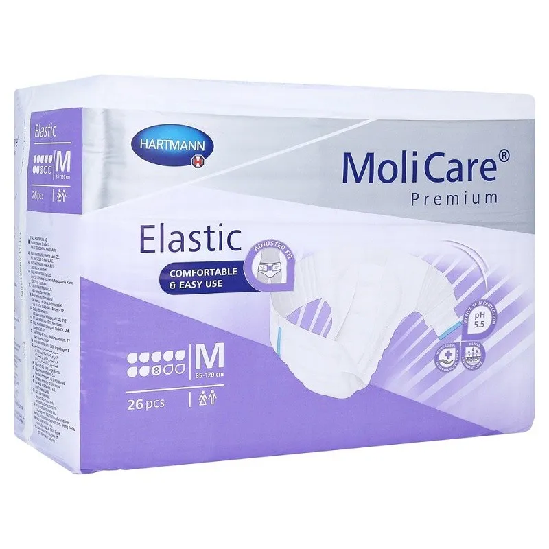 HARTMANN MOLICARE PREMIUM ELASTIC 8 PICATURI M X 26BUC