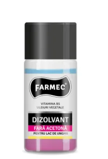 Dizolvant lac de unghii fara acetona, 50 ml, Farmec 2313