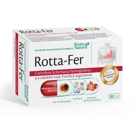 Rotta-Fer, 30 capsule, Rotta Natura