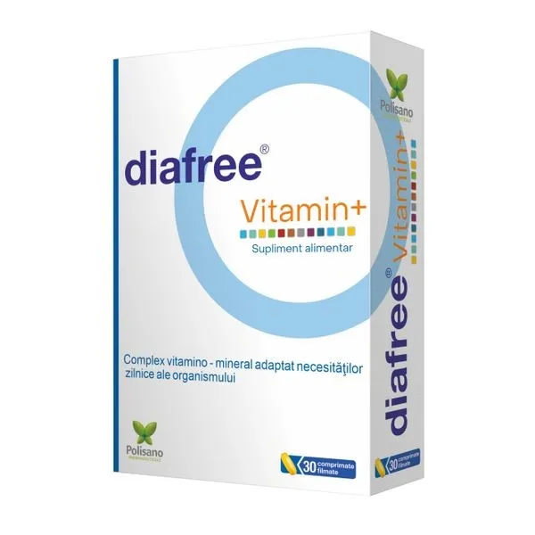 DIAFREE VITAMIN + X 30 COMPRIMATE POLISANO