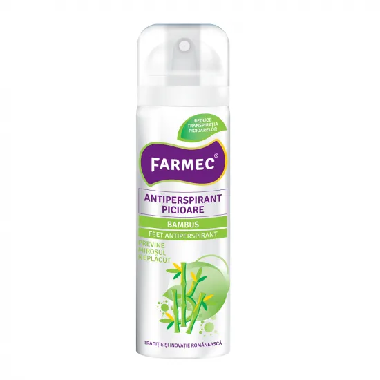 ANTIPERSPIRANT PICIOARE CU BAMBUS 150ML FARMEC