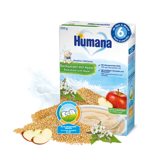 Humana Cereale Lapte Hrisca Mar 200g