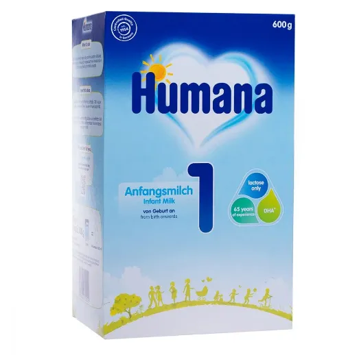 Humana Formula 1, lapte praf de inceput, 600 grame